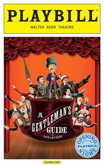 A Gentlemans Guide to Love and Murder Limited Edition Opening Night Playbill 